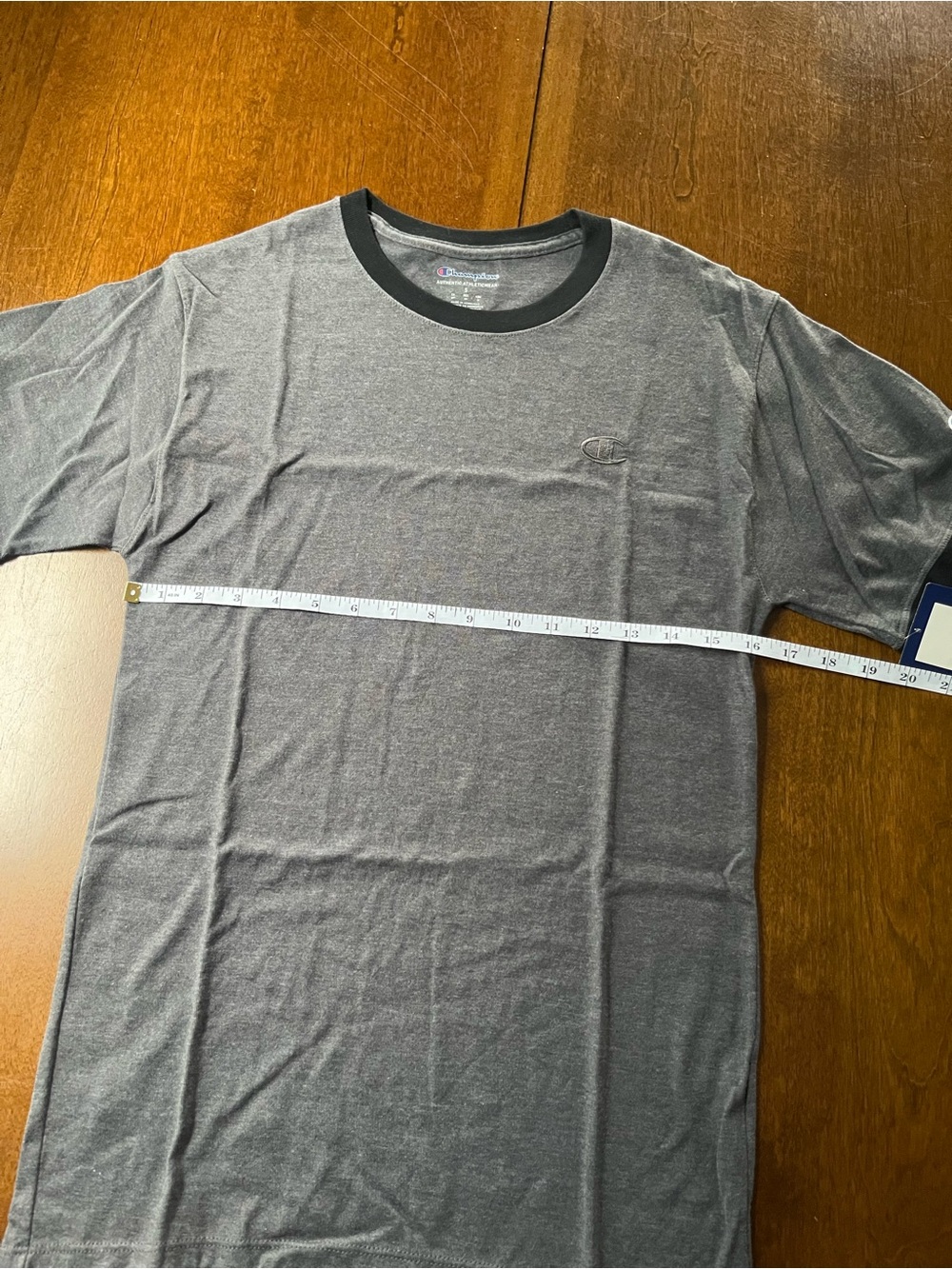 NWT Champion Gray Black Ringer T-Shirt Men’s S - Picture 3 of 6
